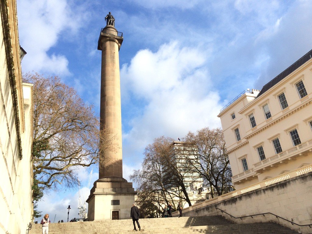 Rest stop by Statue of the Duke of York