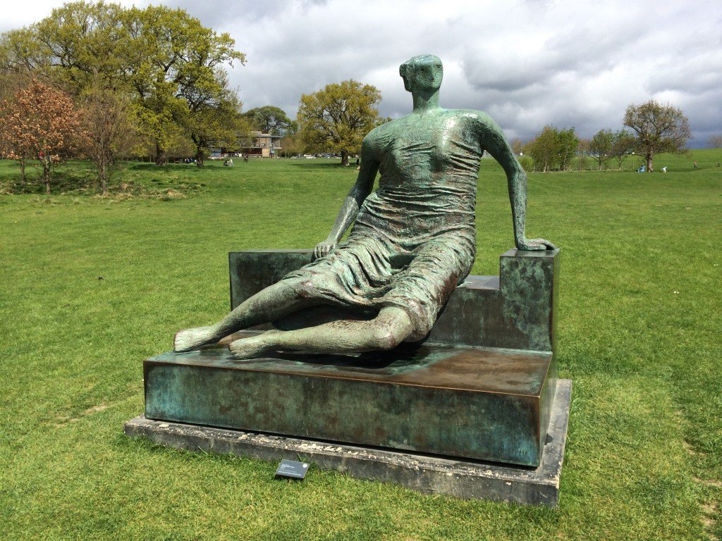 Henry Moore. Draped Seated Woman, 1957-58