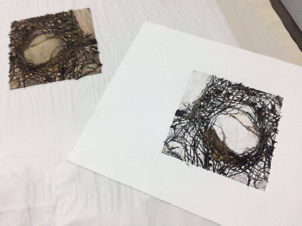 Six by Six by Eleven – the prints: 'hessian' plate and print