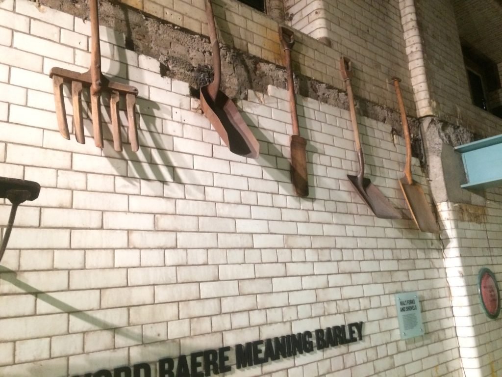 The Guinness Storehouse: barley implements
