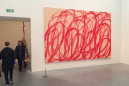 Painting by Cy Twombly: untitled (Bacchus) 2006-8