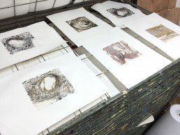 Six by Six by Eleven – the prints: prints on the drying rack
